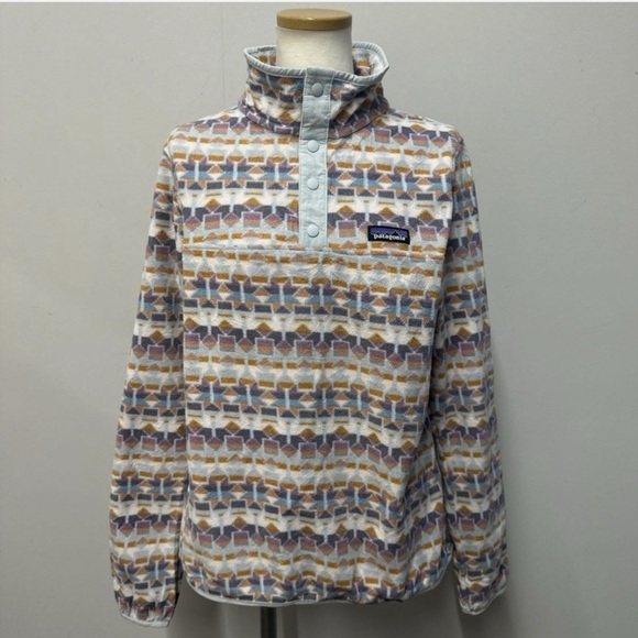 Patagonia Fleece Snap T Ortega Pattern Women's Size S - Picture 2 of 6